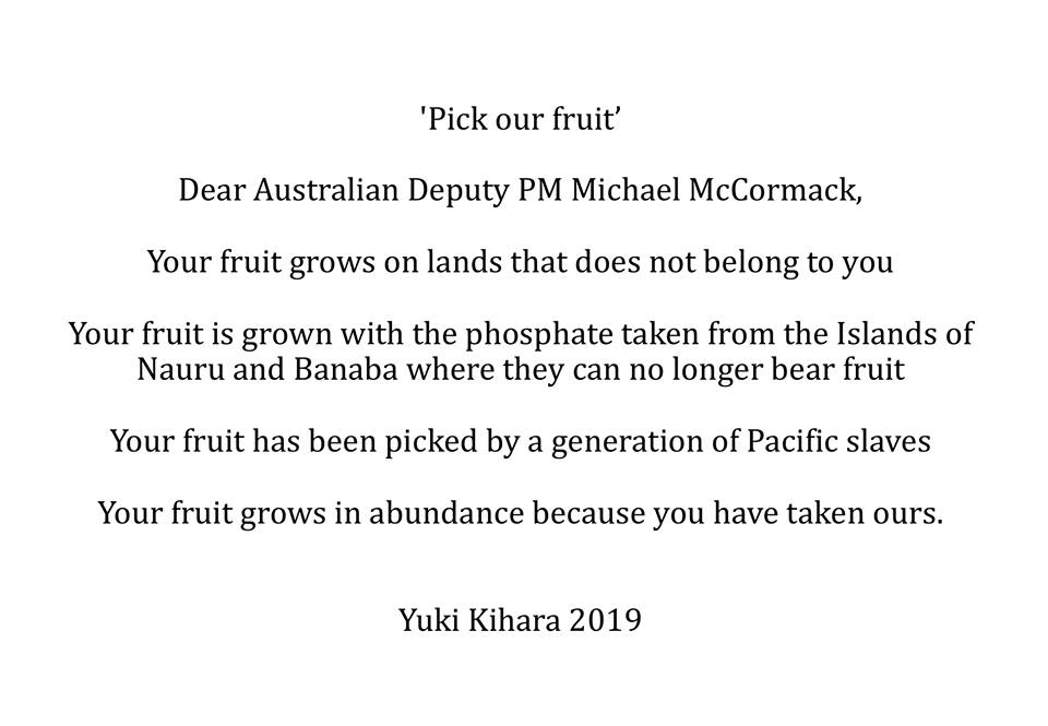 Australian Deputy P.M.'s 'fruit picking' barb 'blatantly racist'