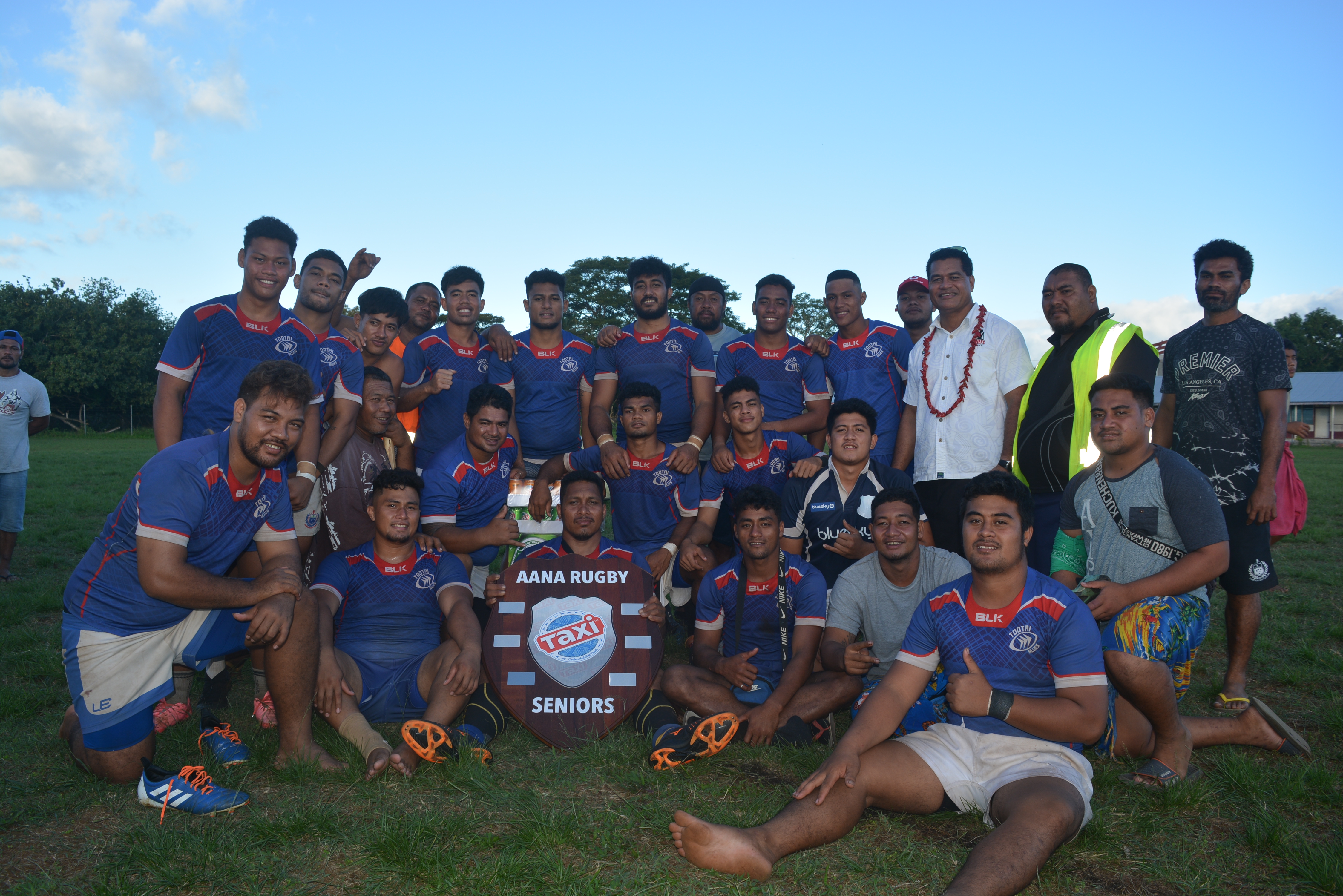 Fasitoo-Tai champs of the Aana Taxi Provincial rugby series 2021