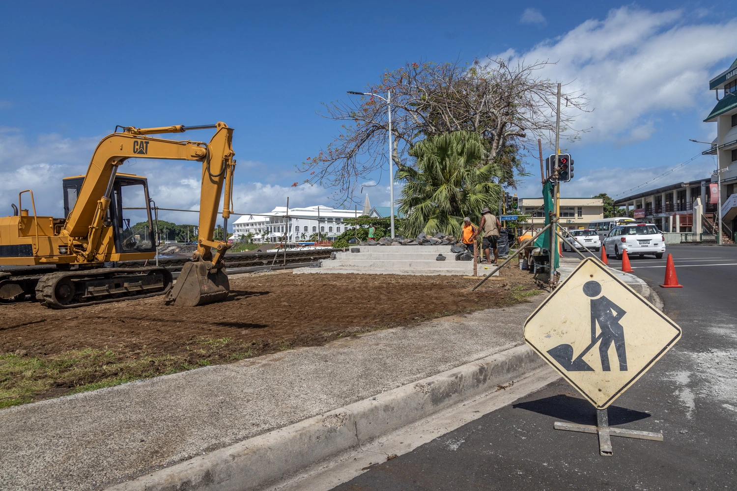 Historical church monument relocated