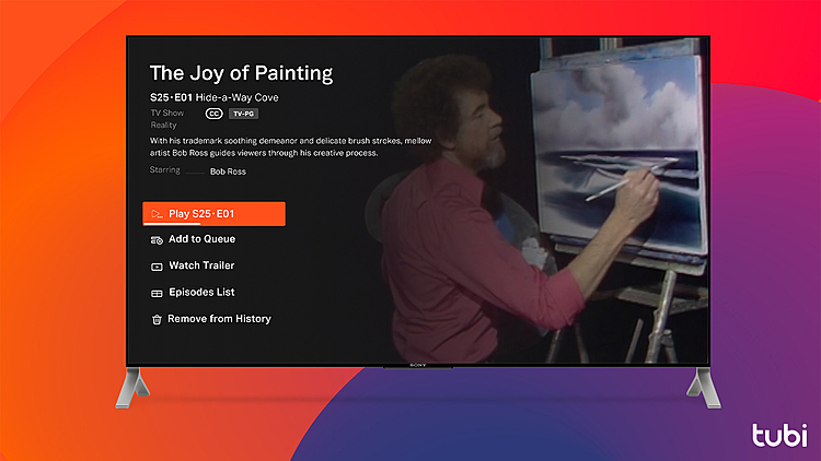 FOX Entertainment’s AVOD Service Tubi Adds 30 Seasons of Cult Phenom The Joy of Painting Featuring Bob Ross
