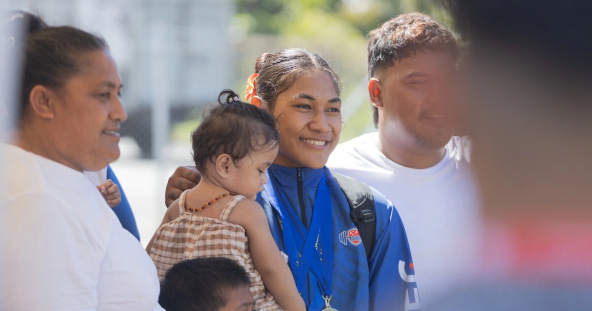 A special birthday for Samoa's golden girl
