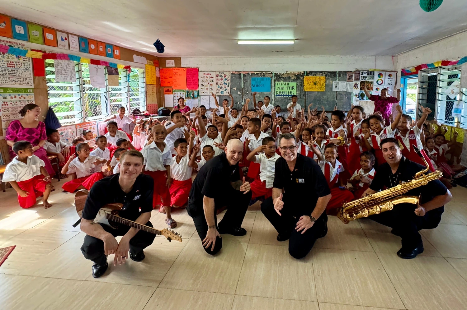US military jazz band here to serenade locals