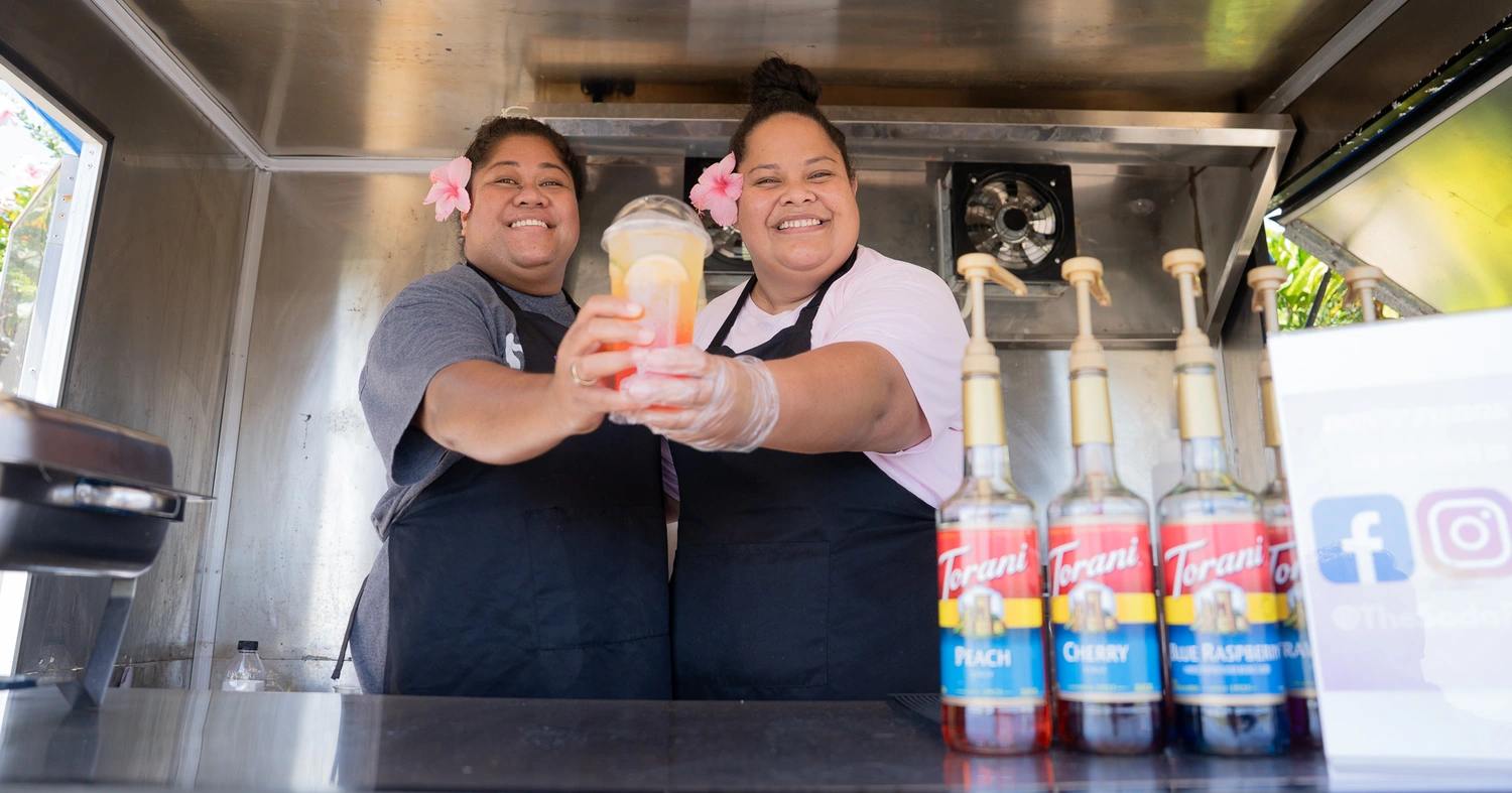 From Hawaii to Lotopa: Two best-friends bring “dirty soda” craze to Samoa
