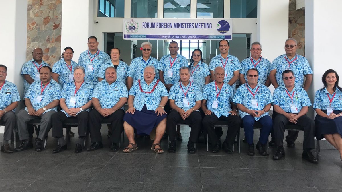 Pacific Foreign Ministers meeting goes virtual 