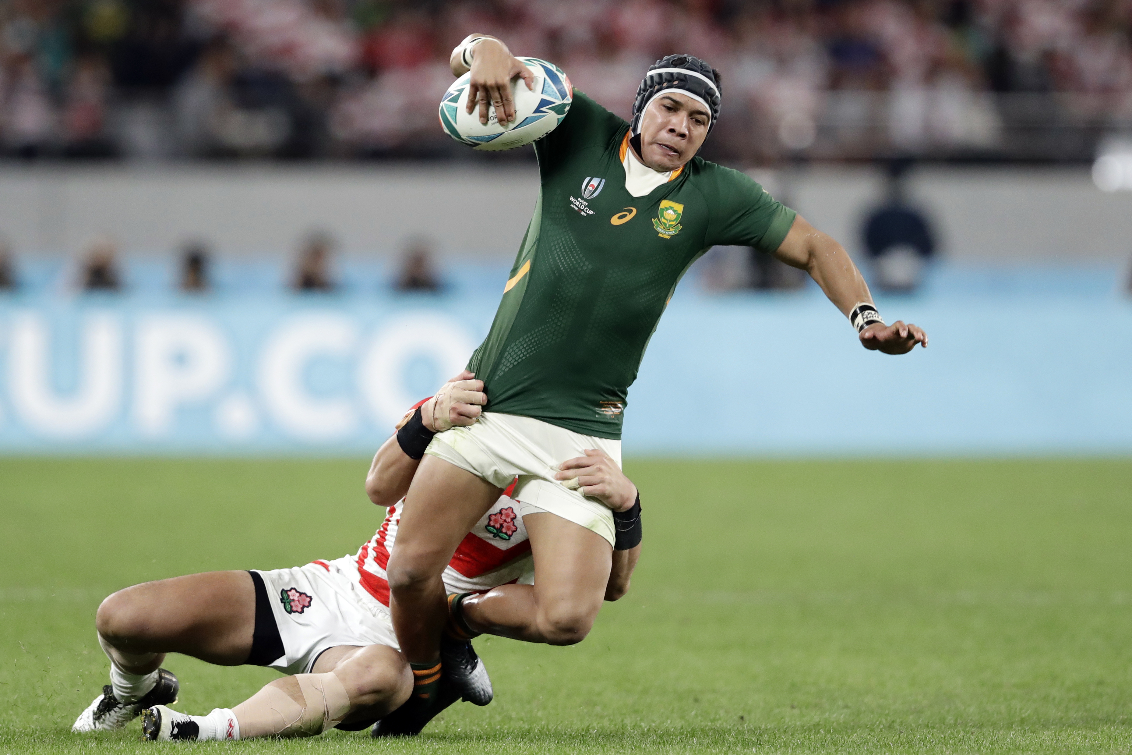 The Latest: Nkosi replaces Kolbe in only change for Boks