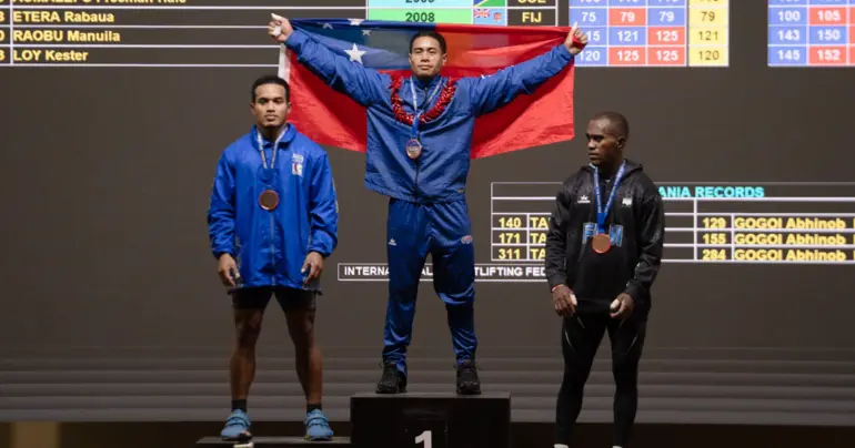 John Tafi smashes records, receives standing ovation