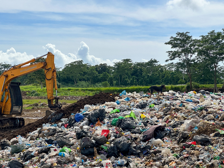 Plastic imports triple, landfill a plastic swimming pool