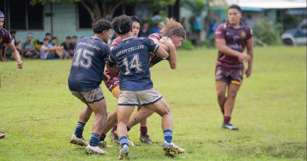 Leififi College hosts visiting Australian team