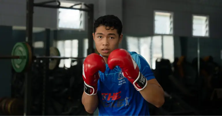 Teen boxer inspired by Opetaia, cheers him on for next fight