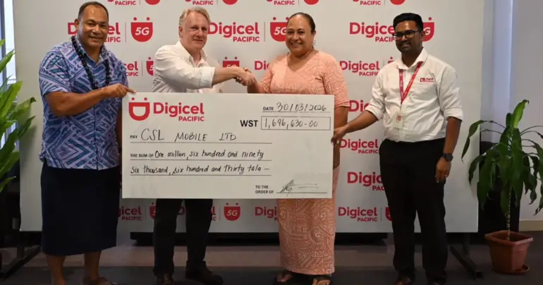 Digicel pays $1.69M as dividend to SNPF