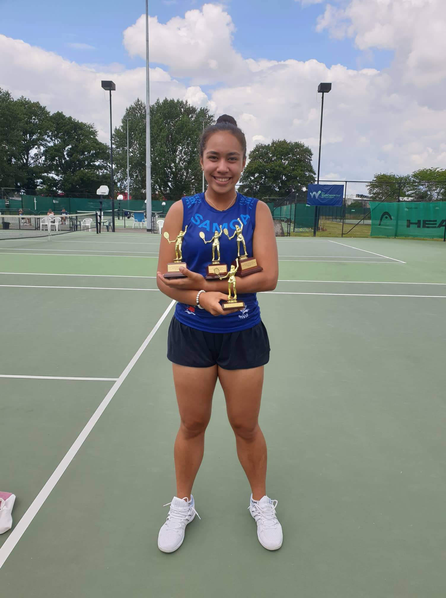 Teen tennis ace hopes to inspire