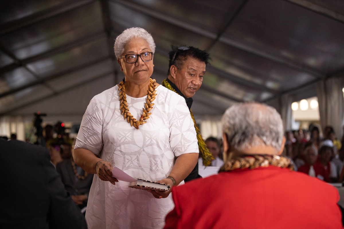 Making history: Fiame Naomi Mata'afa