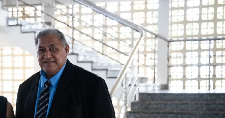 Fa'asalele'aga No.2 taking frozen district funds to court