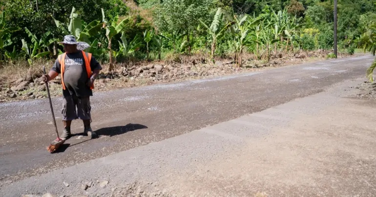 Eva village gets new road after 20 years