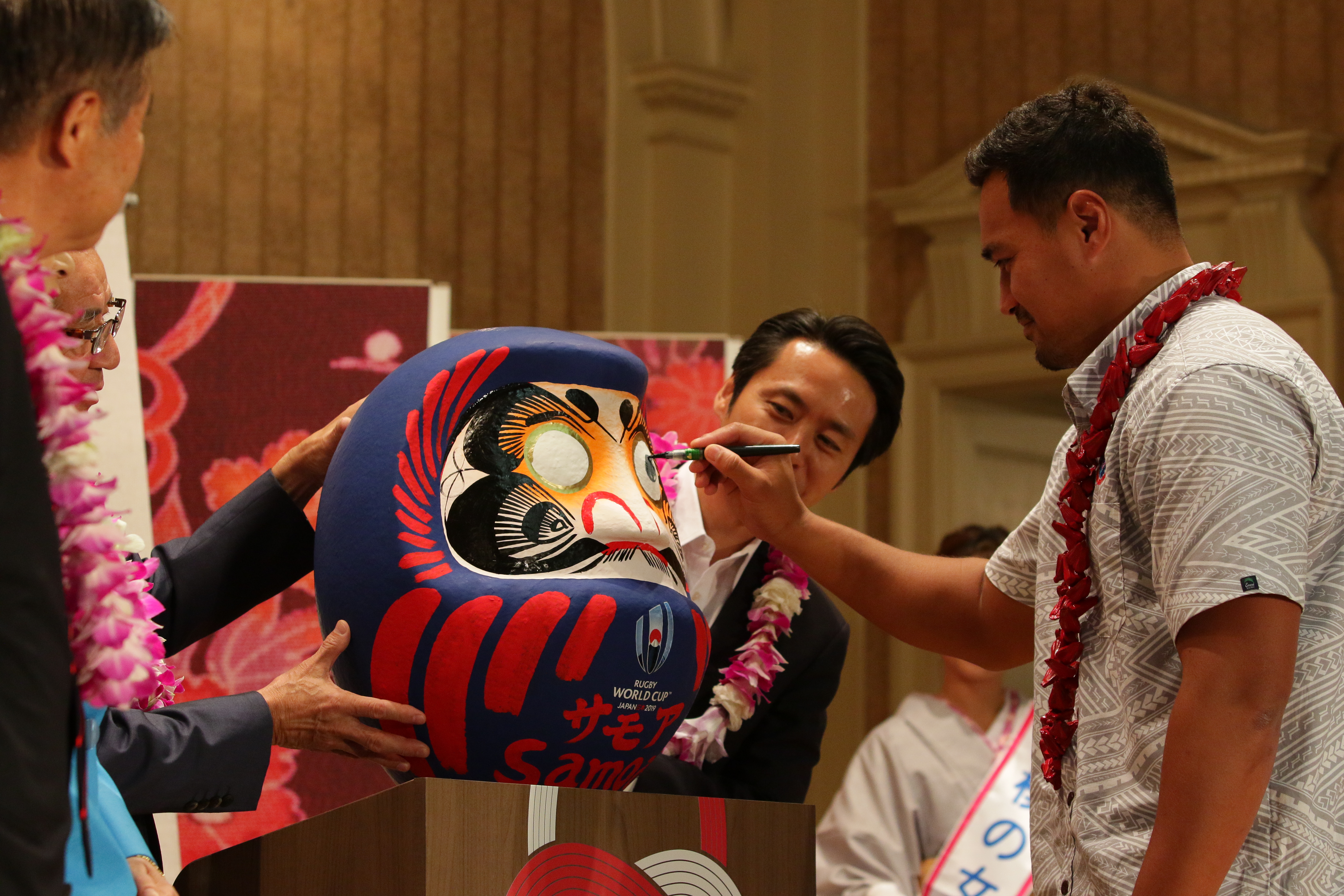 Manu arrive at Cup camp in Yamagata for taro, rugby season