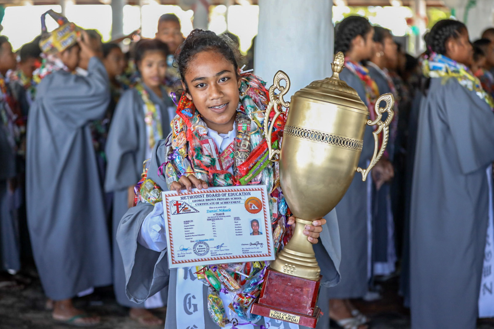 Dux strives to preserve culture, teach Samoan