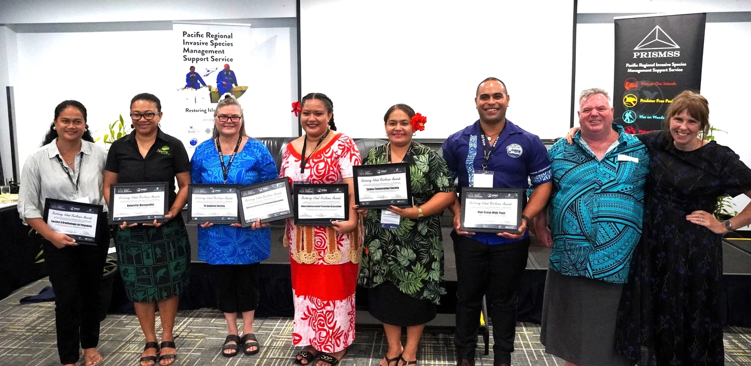Samoa Conservation recognised for fight against invasive species