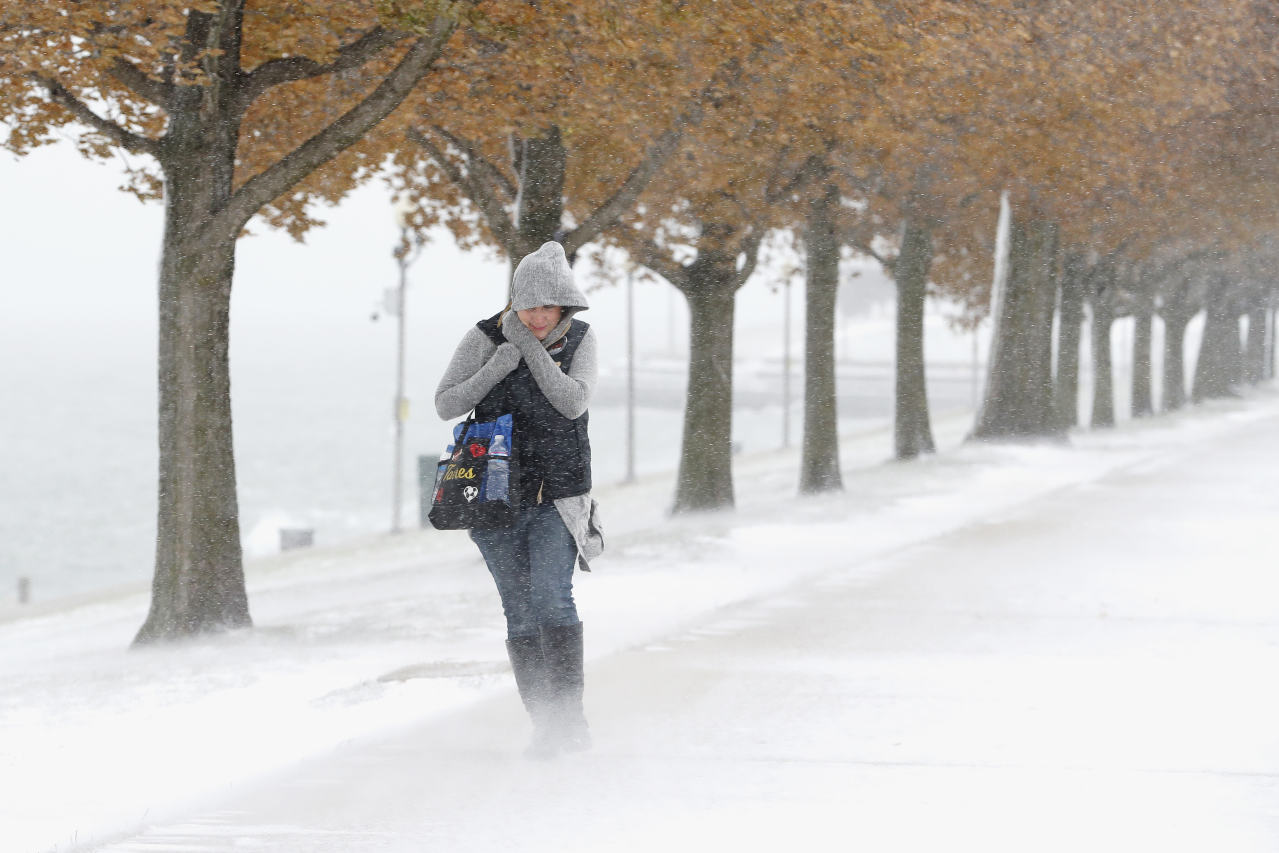 As snow moves toward East Coast, bitter cold hits Midwest