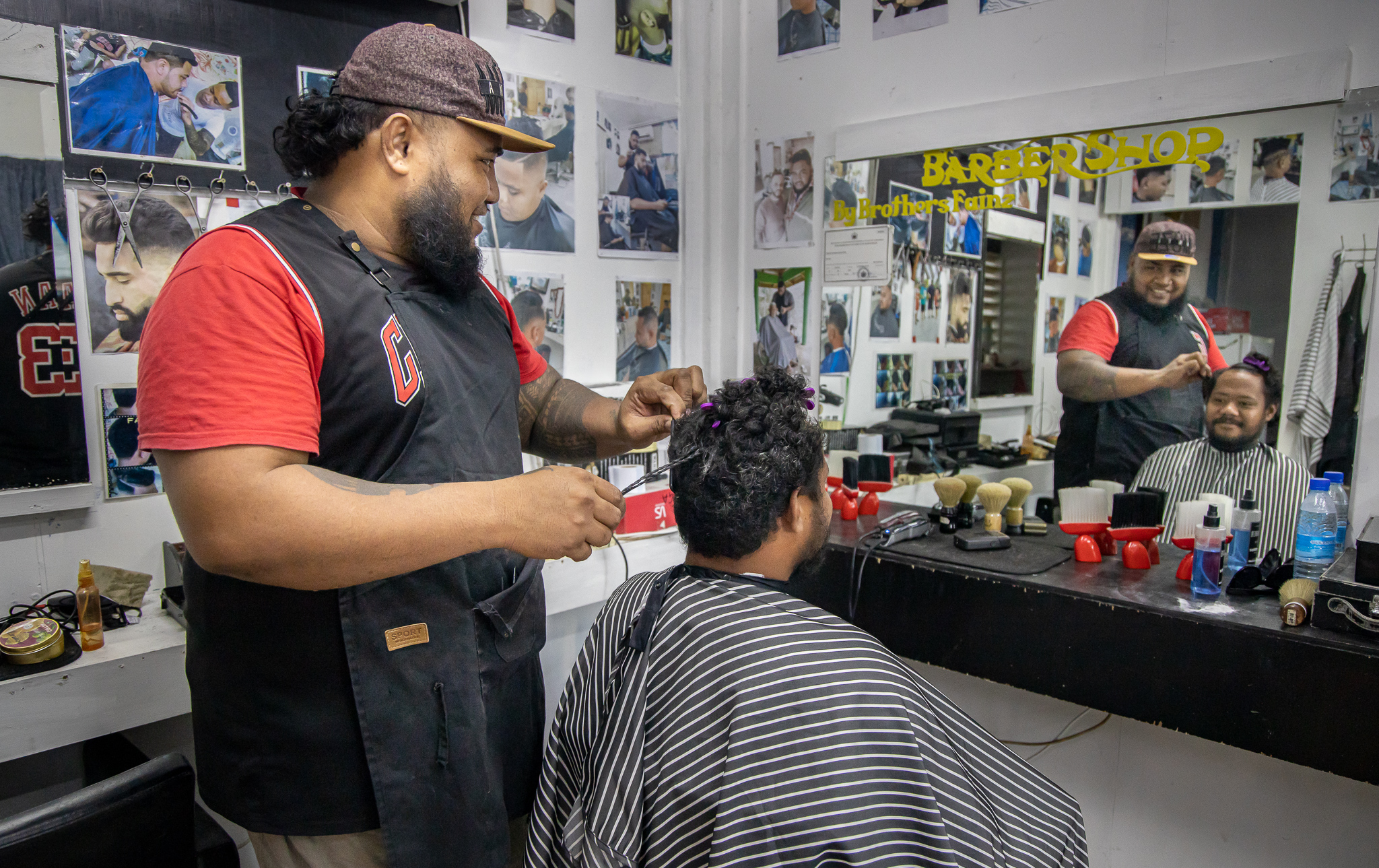 Relocation works wonders for barber shop