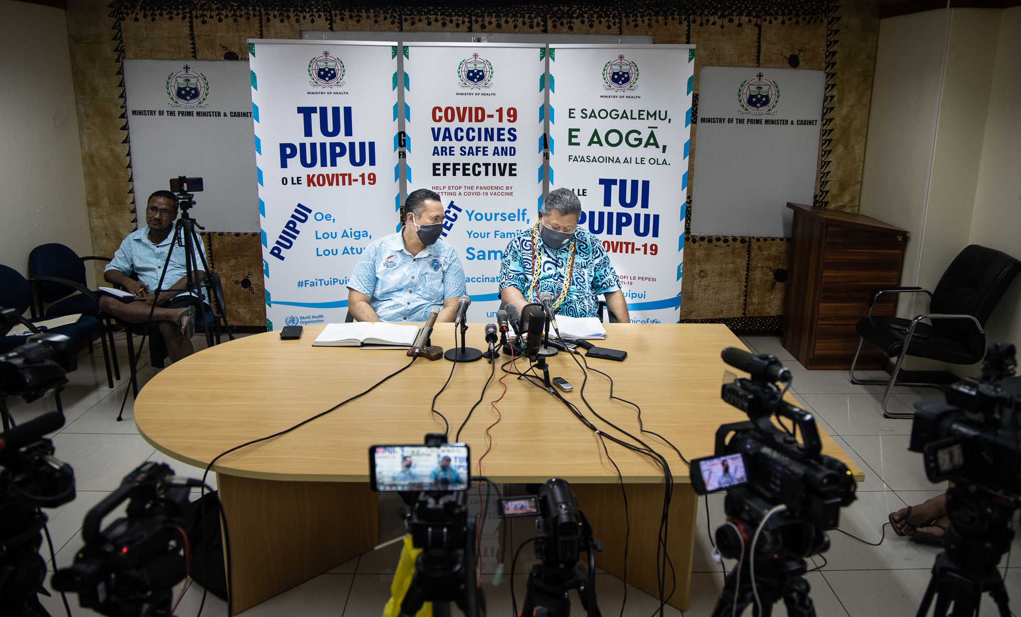 Frontliners in Savai’i up for vaccinations