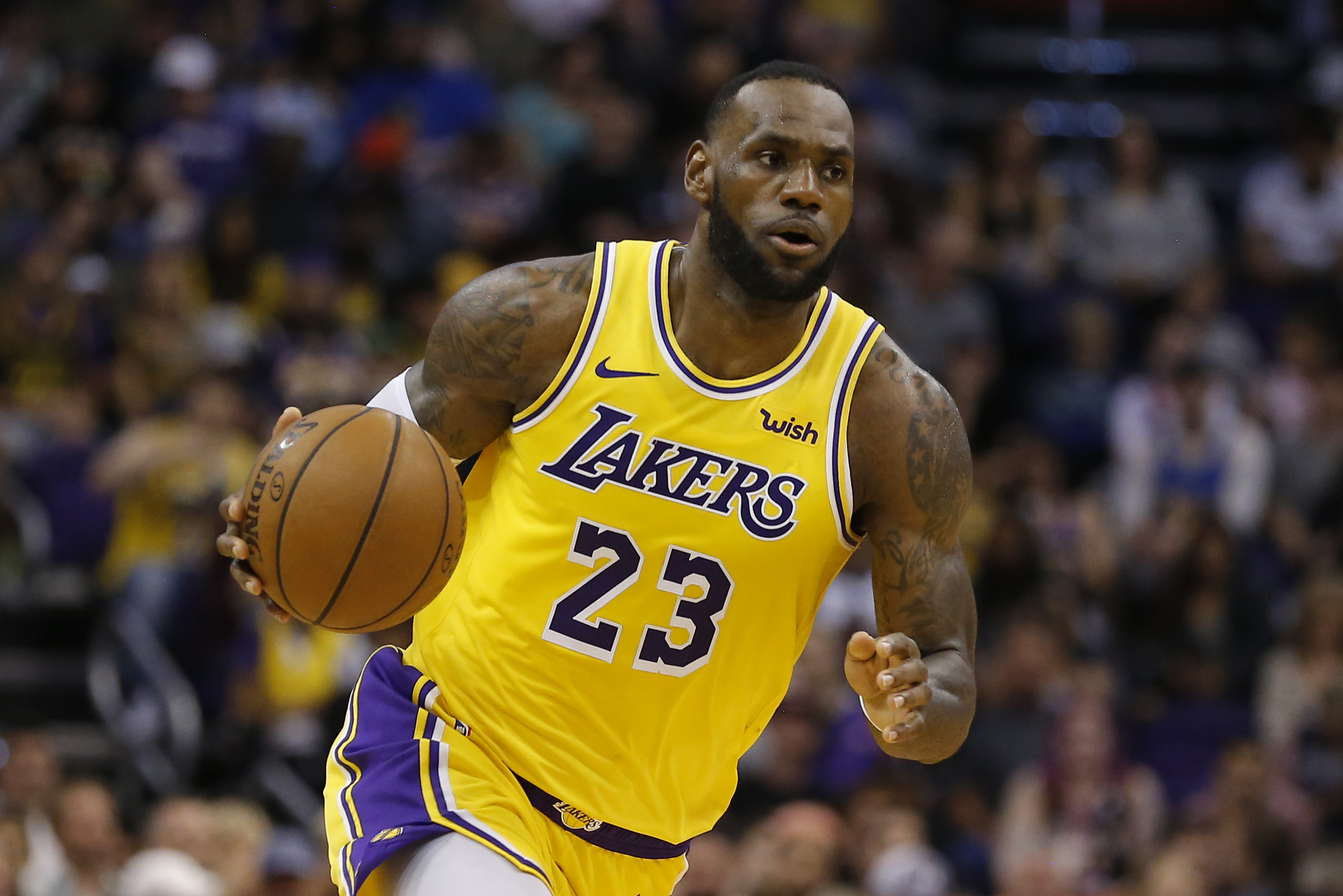 LeBron's new LA jersey supplants Curry's as NBA's top seller