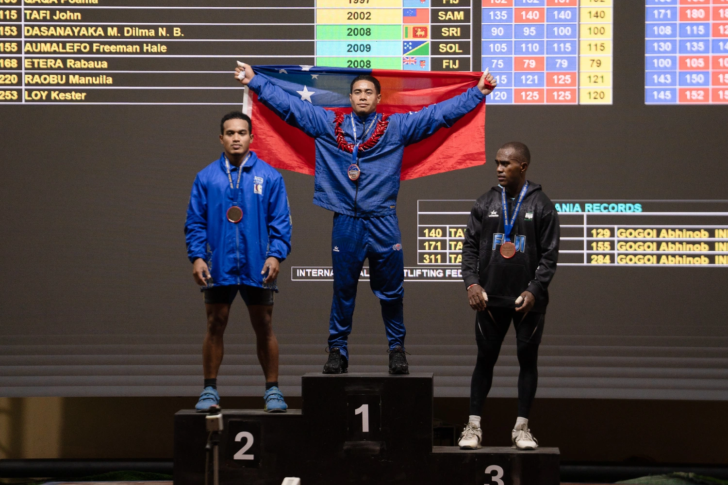 John Tafi smashes records, receives standing ovation