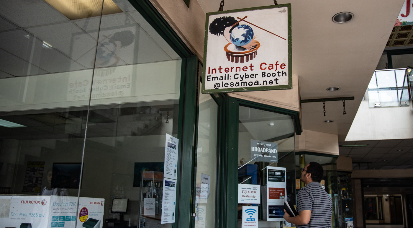 Samoa's internet cafes still going strong