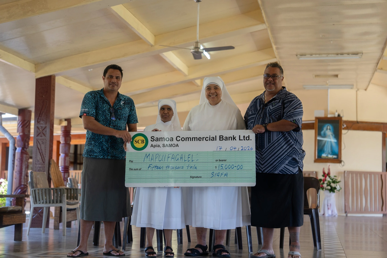 SIGFA continues annual donations to Mapuifagalele 