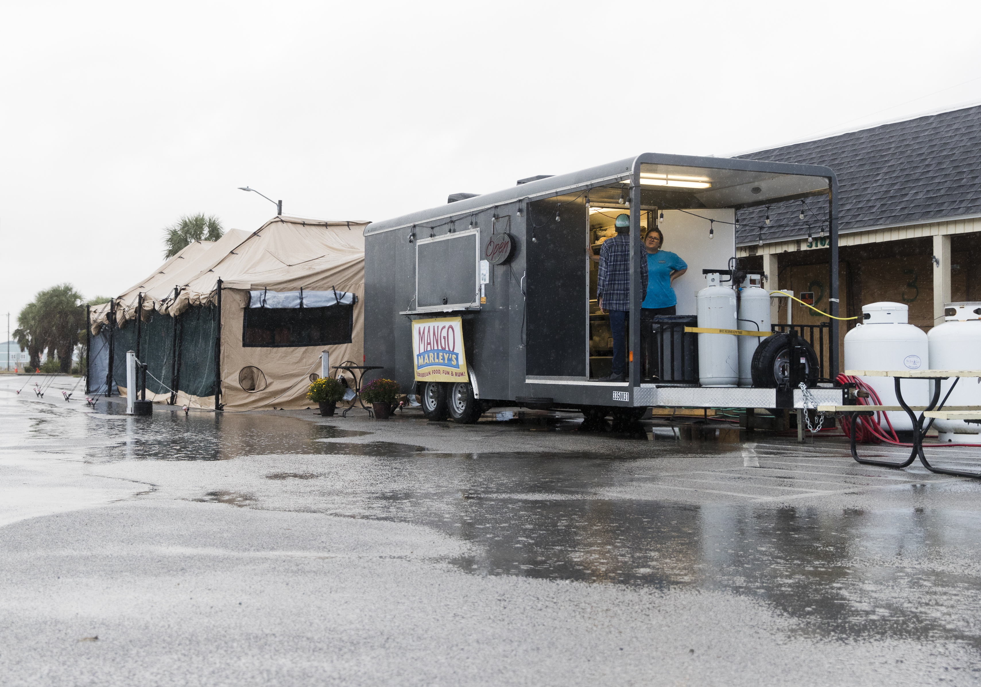 The Latest: Nestor moves into Georgia with heavy rain