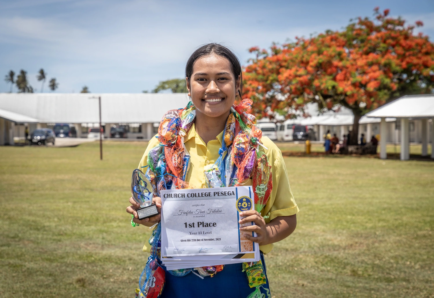 Aspiring doctor tops Pesega College