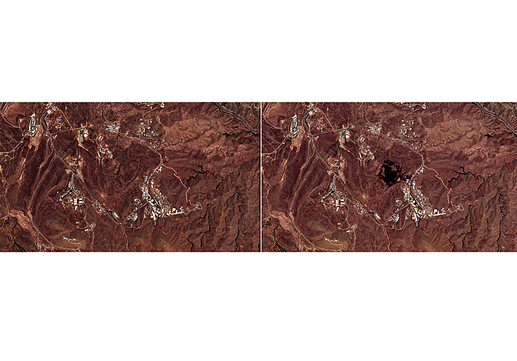 Satellite image: Iran blast was near suspected missile site