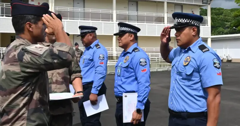 Cops train with French special forces