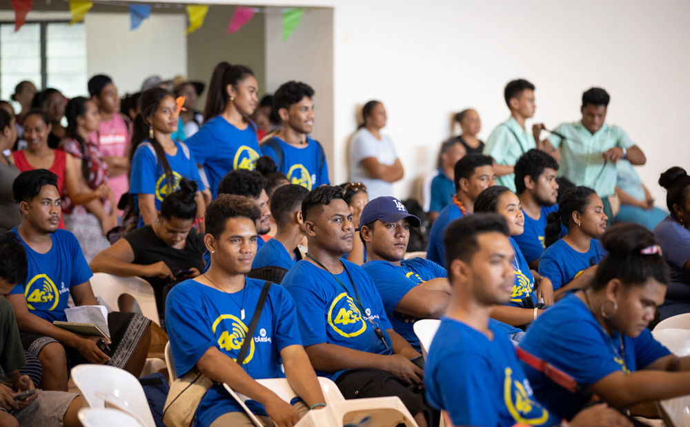 Students turned tour guides enjoy showing off their campus