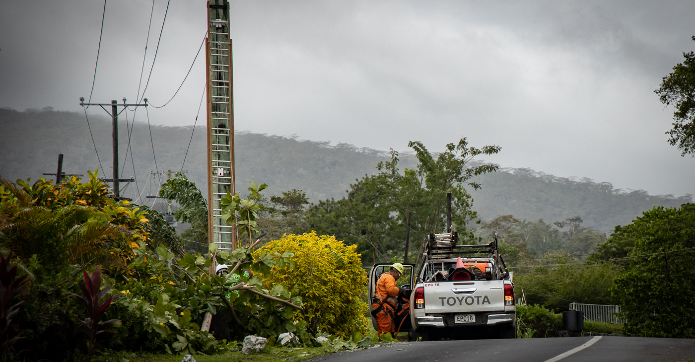 Power outages hit Upolu