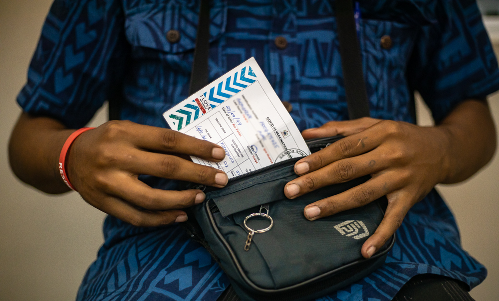 Public urged to show vaccination card