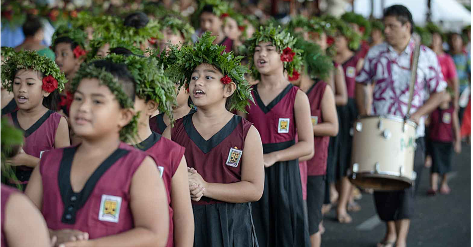 Samoans of all ages march to celebrate freedom