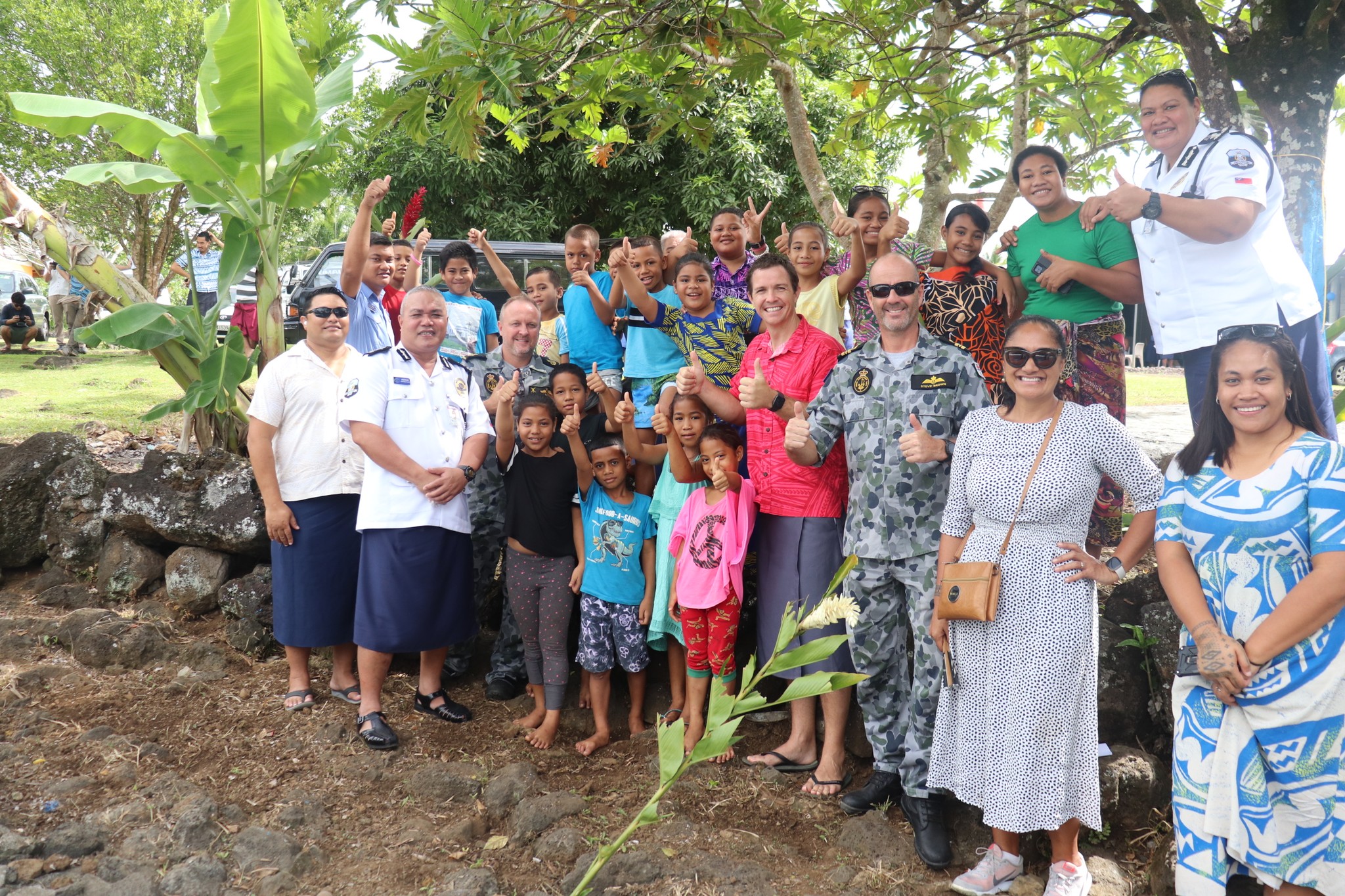 Samoa's top cops inspect outposts