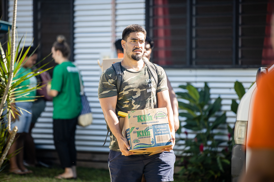 Families in need get essential supplies