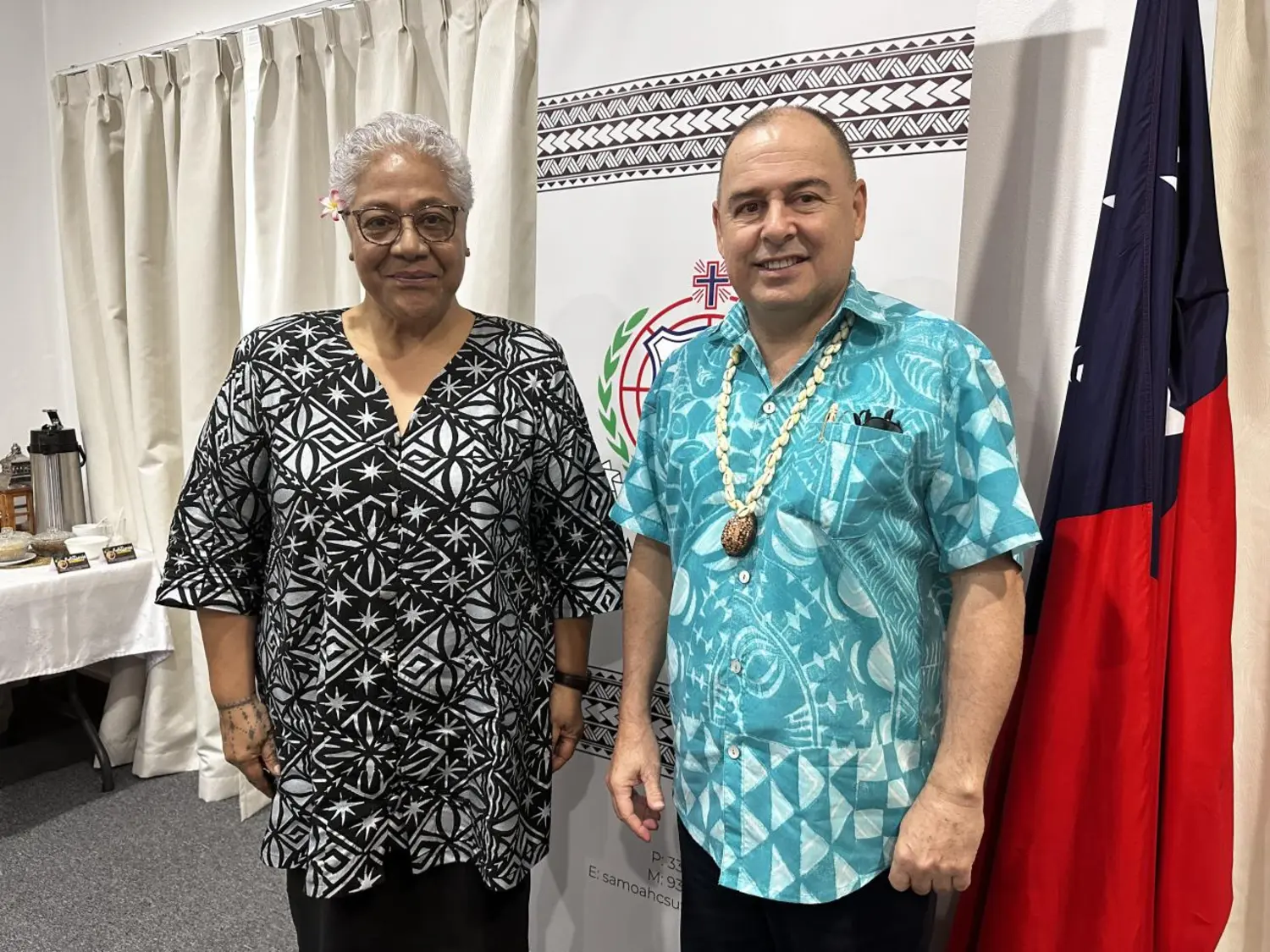 P.M. Fiame meets with Cook Islands counterpart