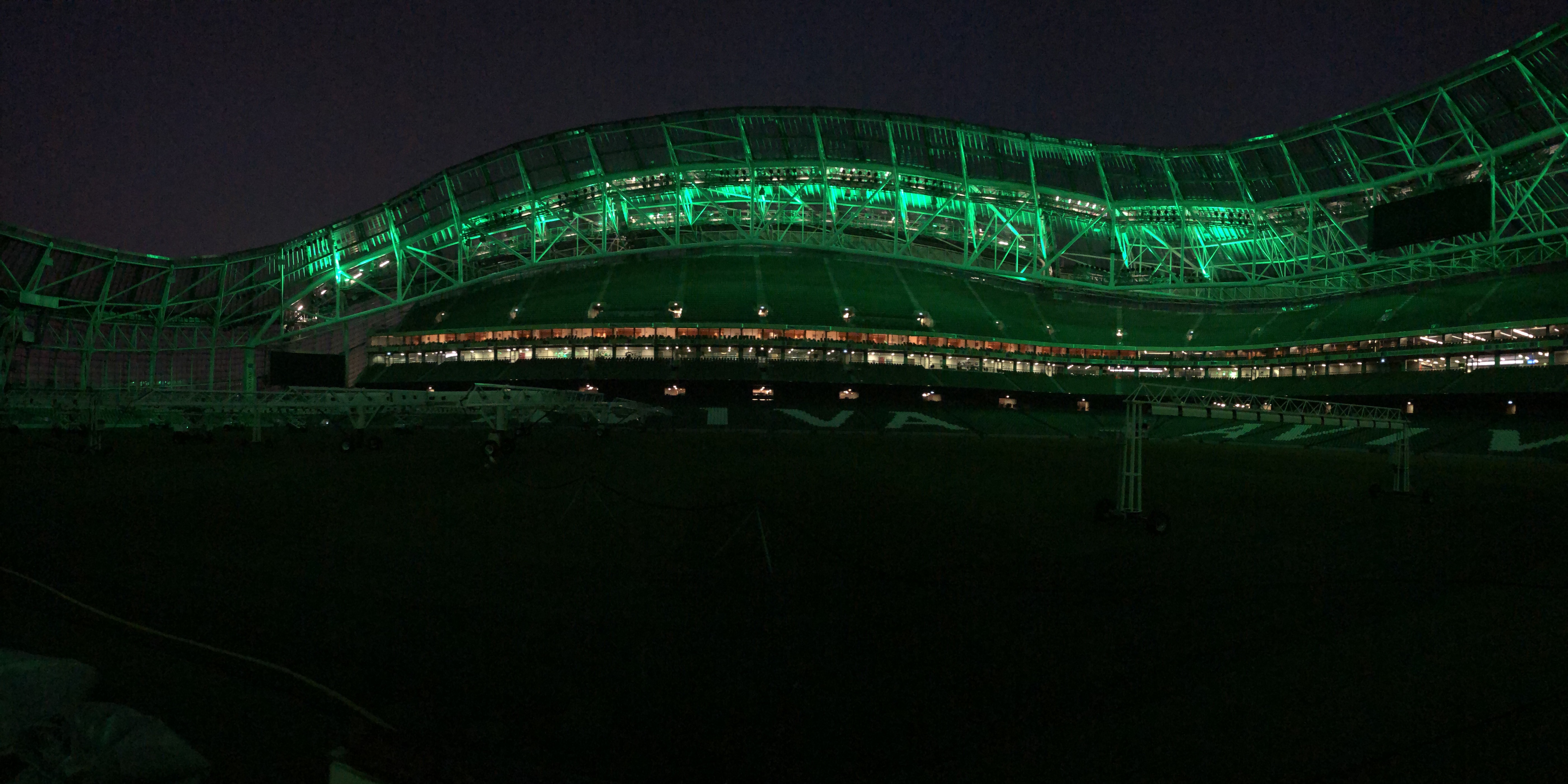 New Special Effects Lighting at Aviva Stadium Takes Entertainment Experience to the Next Level