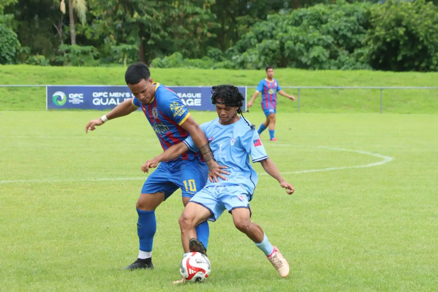 Vaivase Tai FC Victory at the Samoa football field