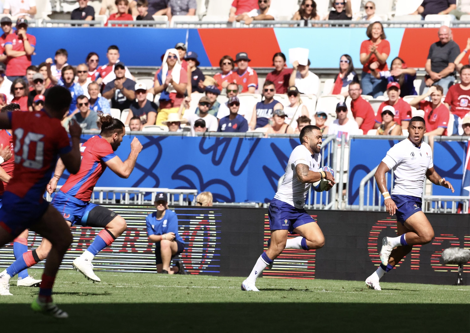 Samoa claim a bonus-point win over Chile