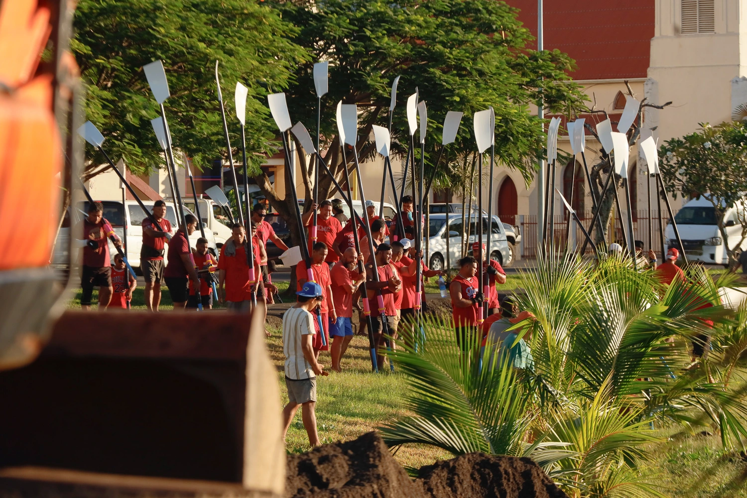Apia modifies boat for Independence Day 