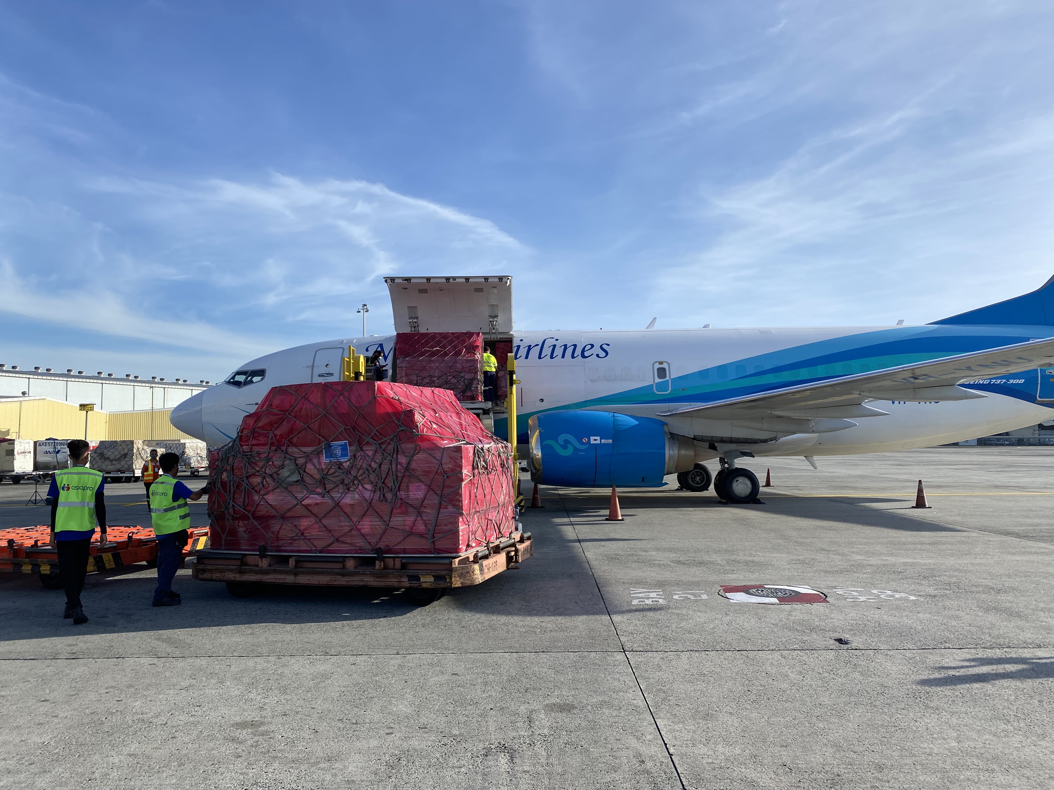 E.U. funds plane to bring in medical equipment