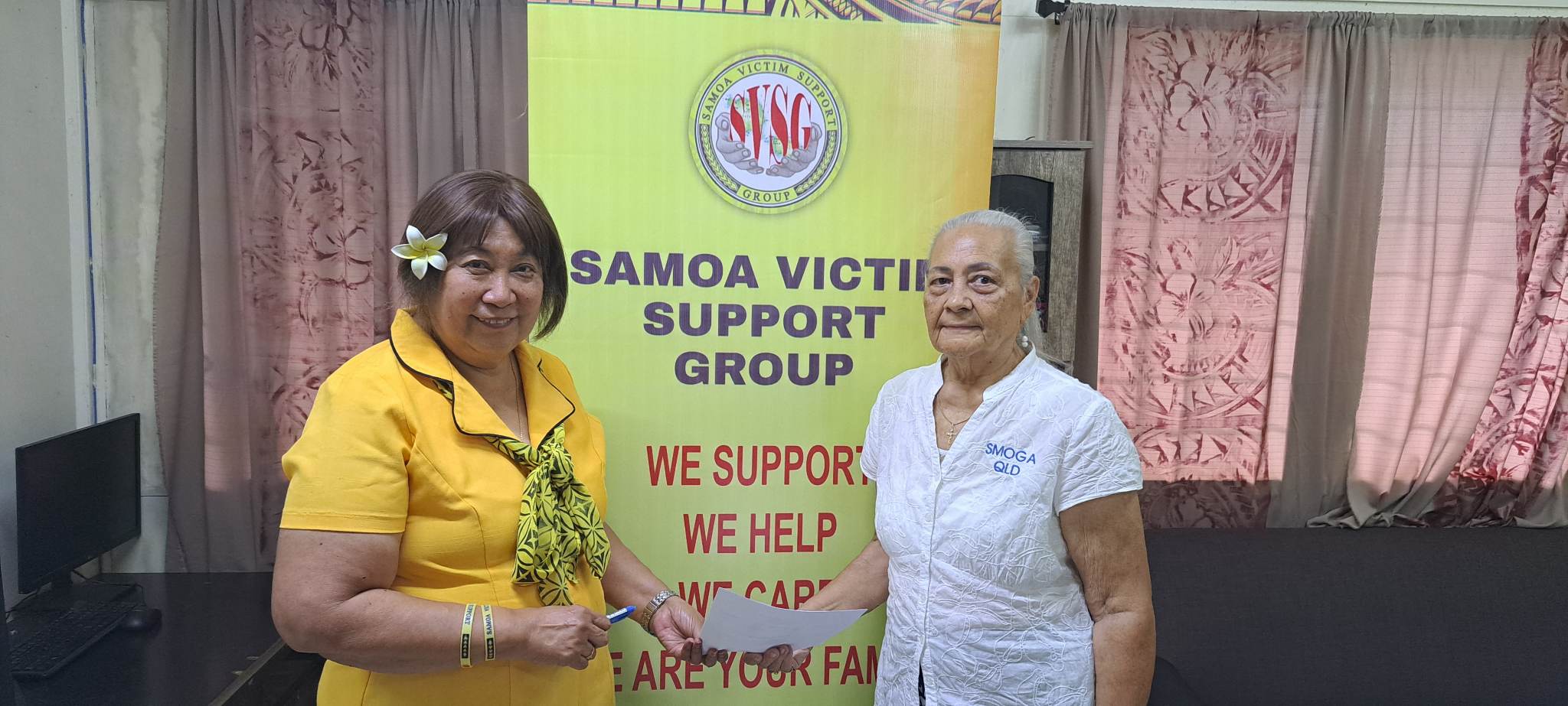 S.M.O.G.A. in timely donation to S.V.S.G.