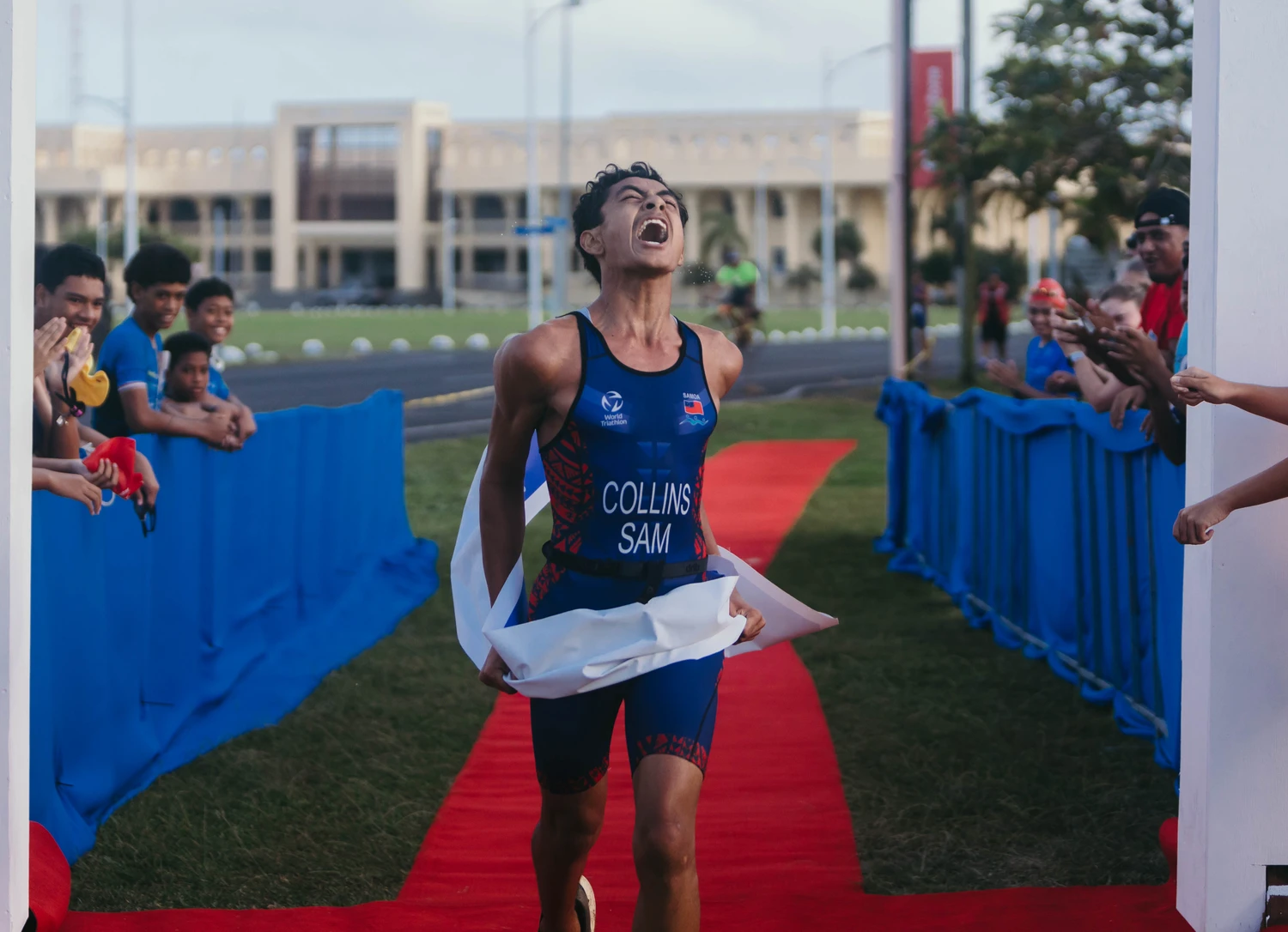 Triathletes claim gold and silver in Palau