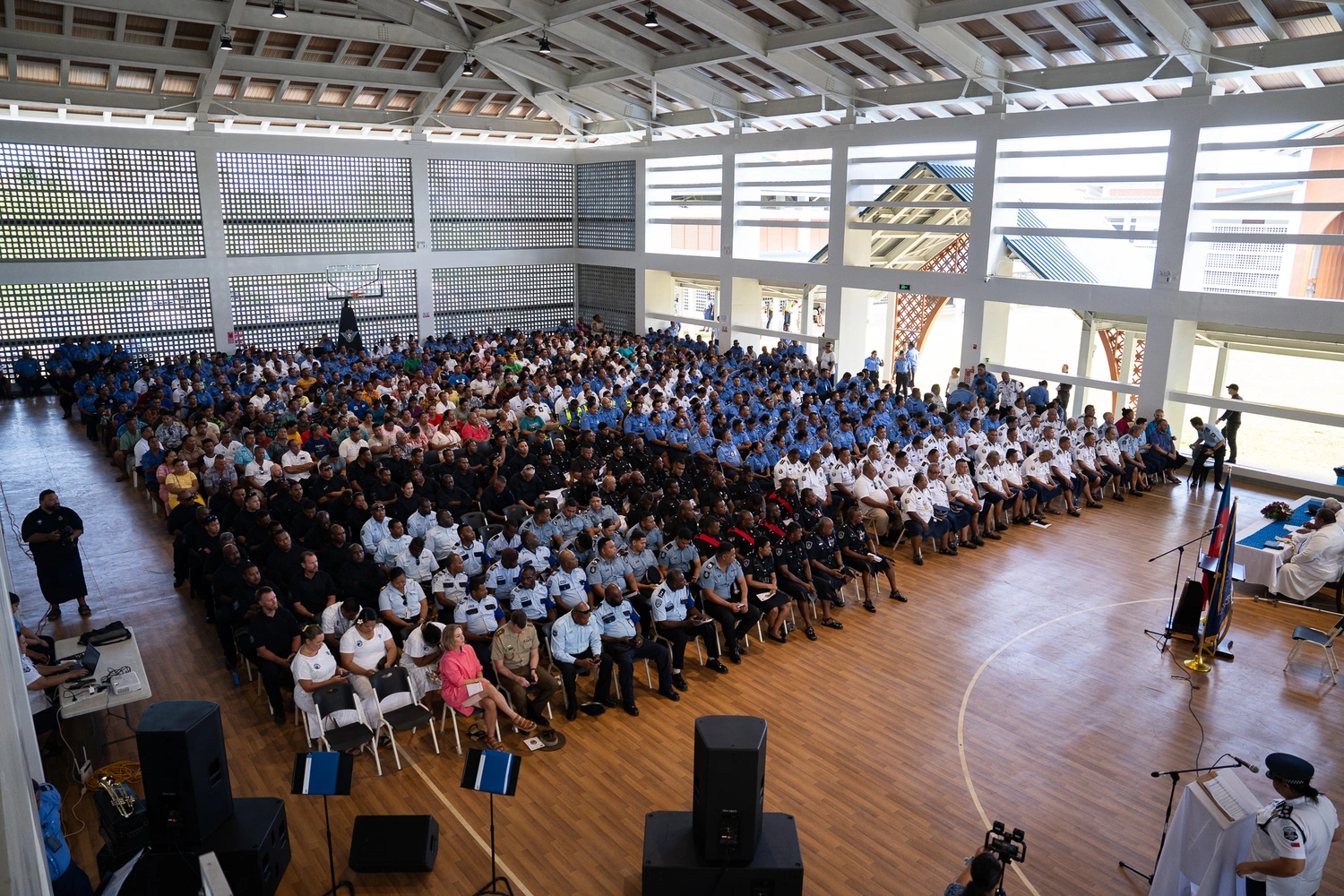Pacific police stand united for C.H.O.G.M. 