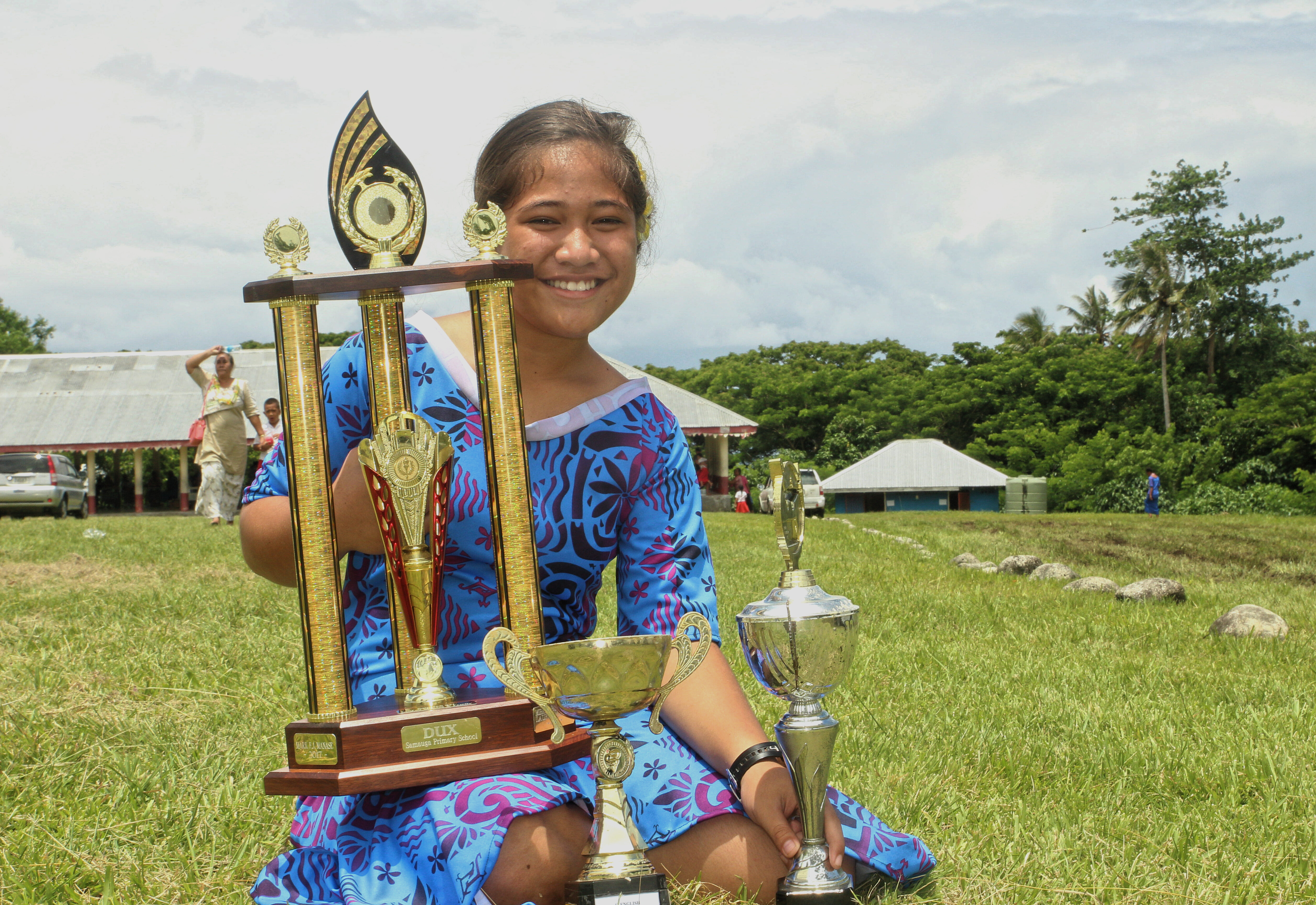 Samauga Samoa Observer | Samauga Primary head girl's hard work rewarded