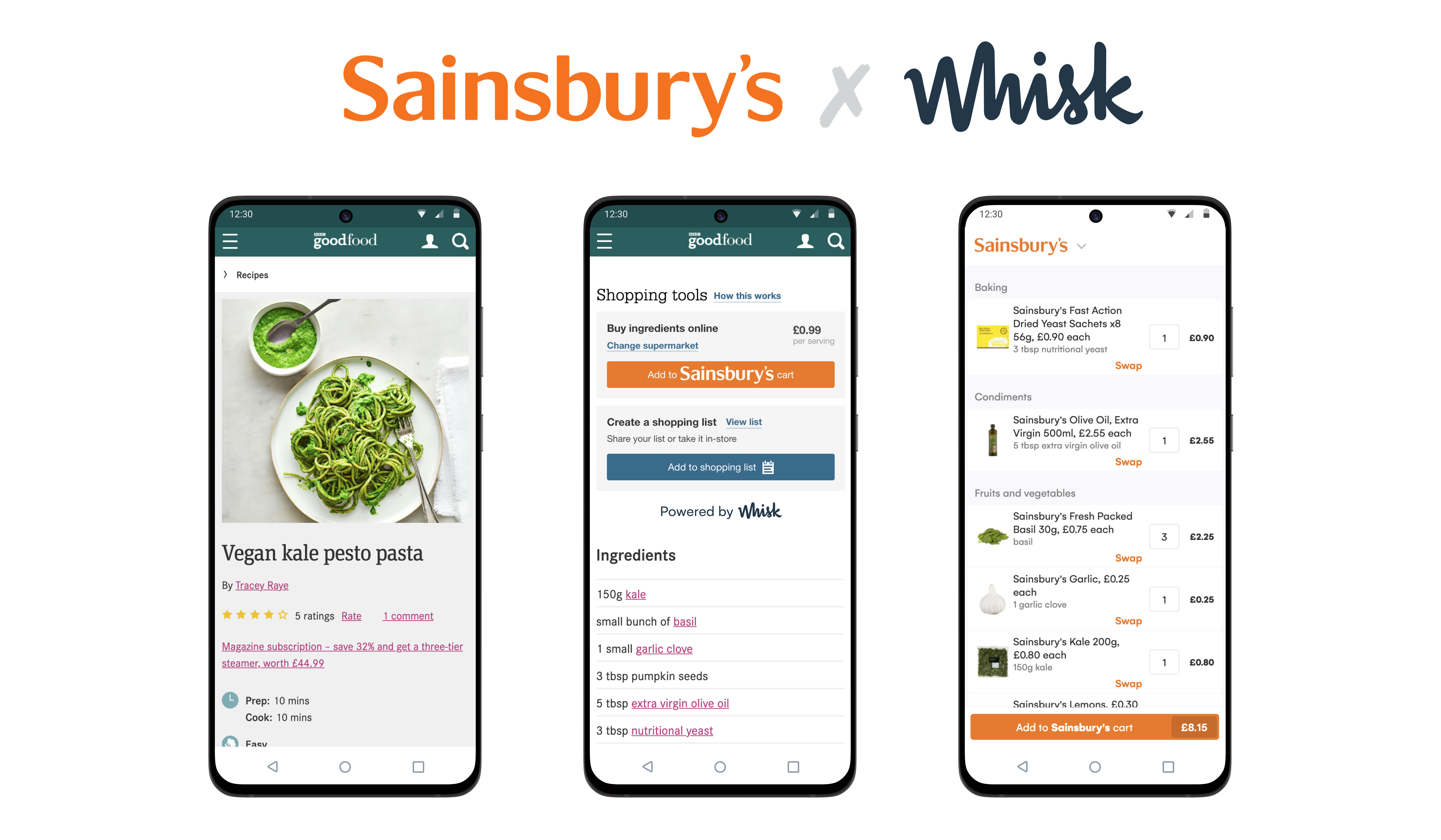 Whisk Adds Sainsbury’s to Partner Ecosystem to Enable Shoppable Recipes Across the UK