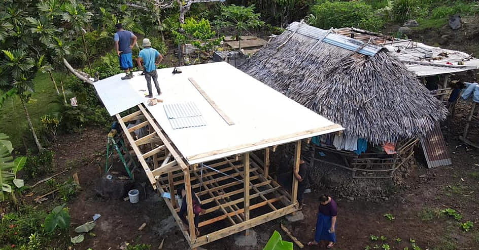 Family in strife get new house